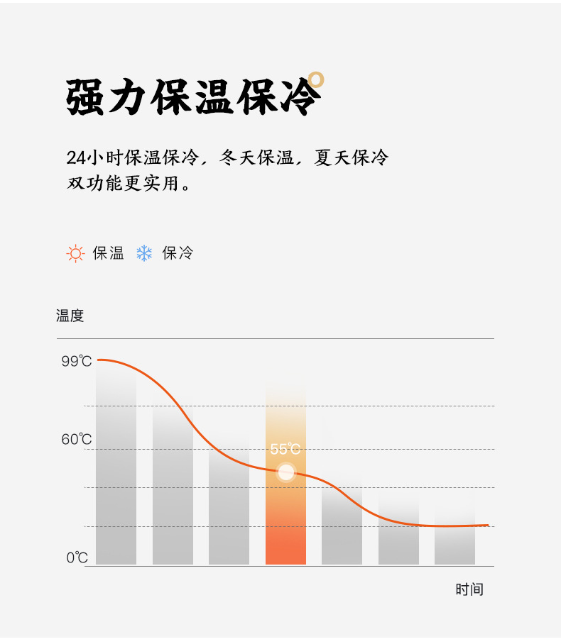 成都礼品定制特美刻陶瓷内胆茶水分离杯