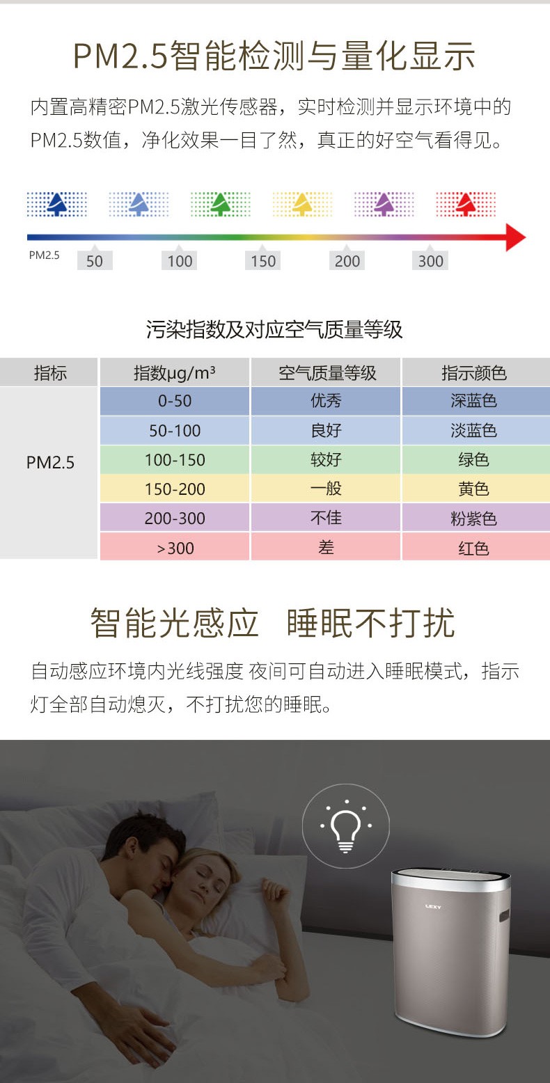 莱克触摸式家用杀菌空气净化器礼品定制