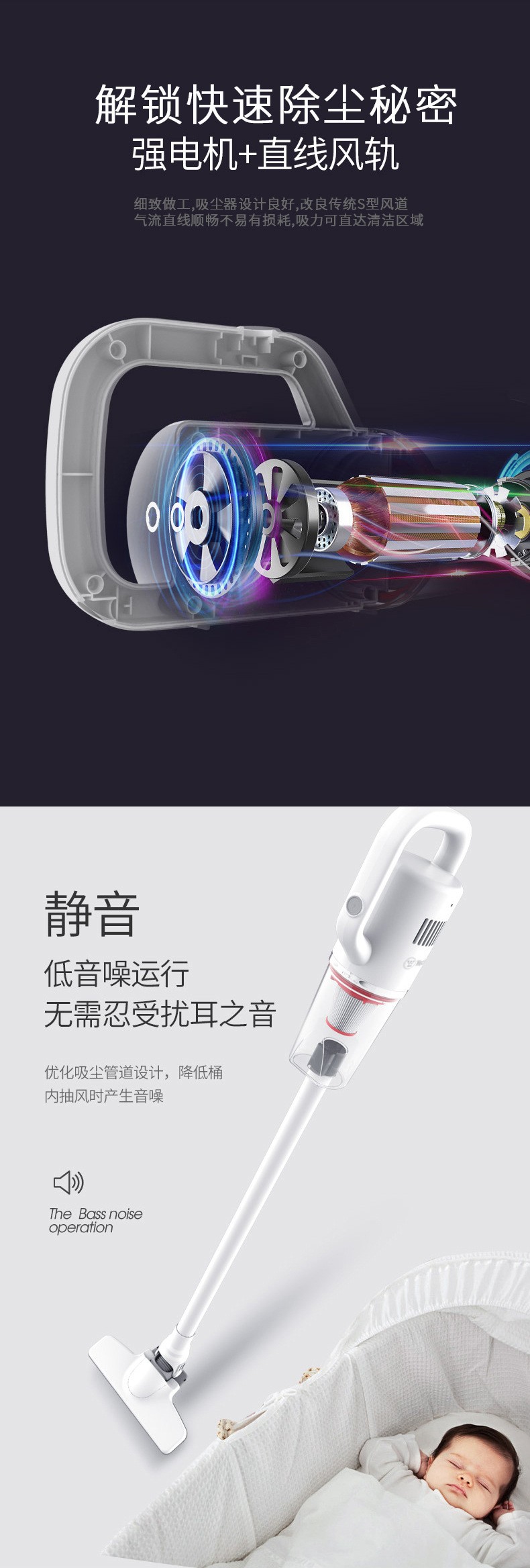 西屋立式扁吸嘴时尚吸尘器礼品