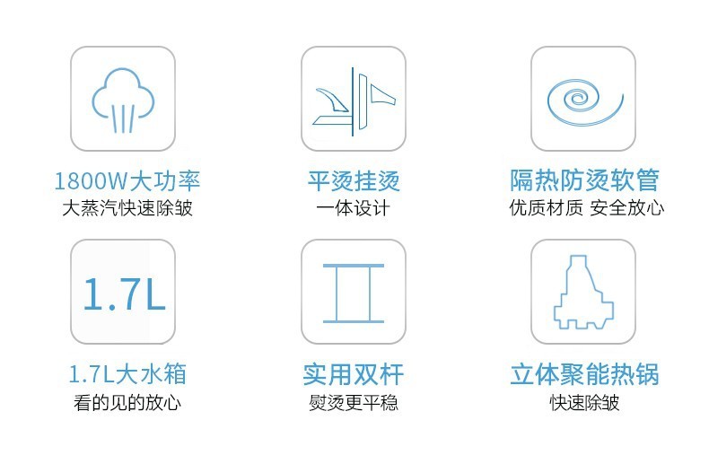 TCL立式双杆手持电熨斗