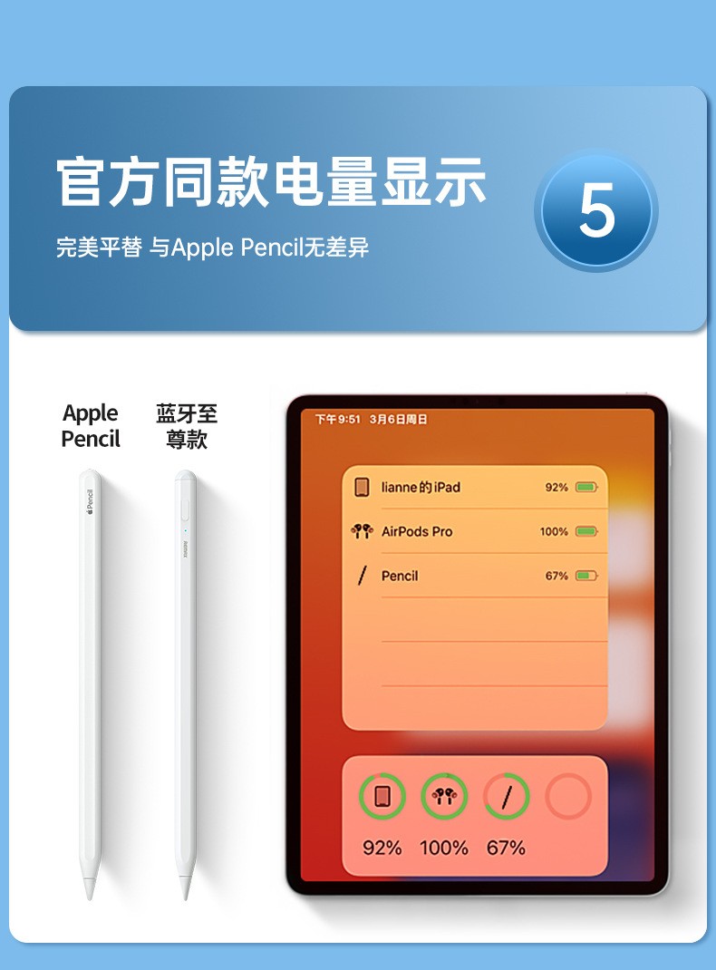 睿量适用于appleipad平板笔